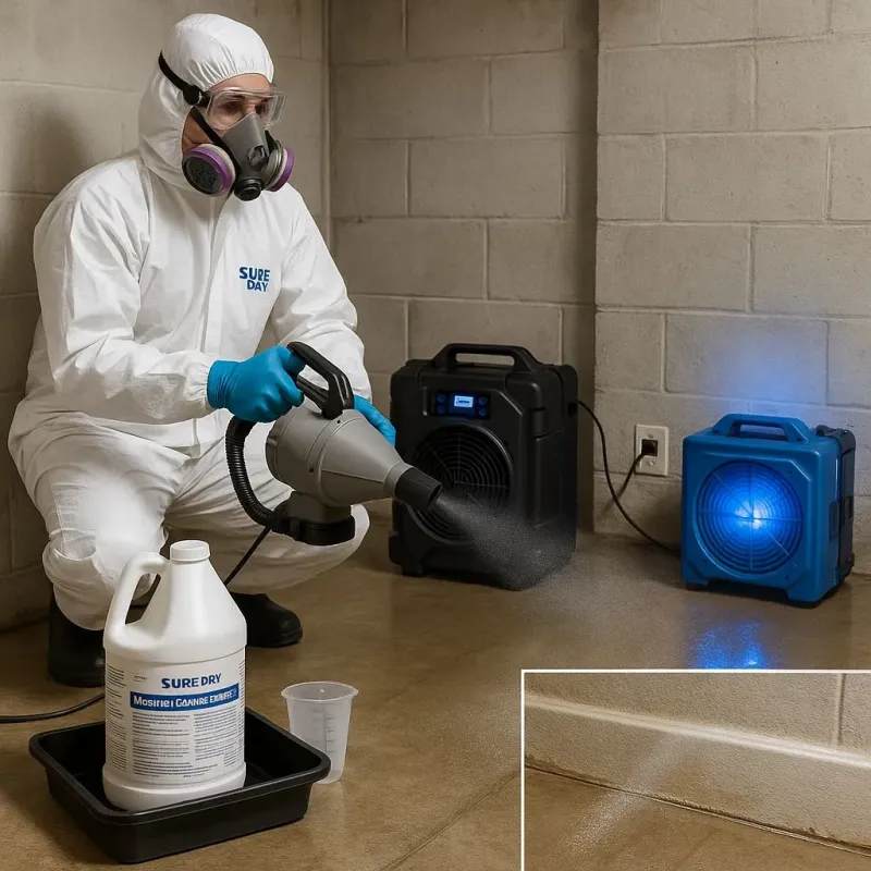 Sanitization and Odor Removal process in Napa County, CA